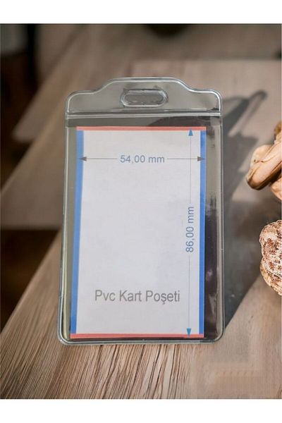 Gempo 10 bucăți PVC rezistent la apă pentru insignă de identitate