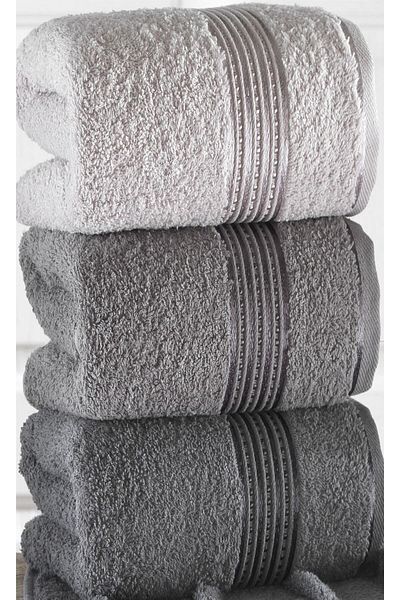 BİNNUR HOME Alia Soft 50x90 Cm Set of 3 Hand and Face Towels