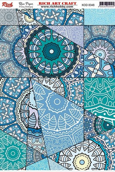 Rich Rice Decoupage Paper Code:8348