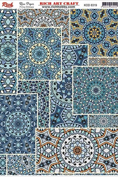 Rich Rice Decoupage Paper Code:8319