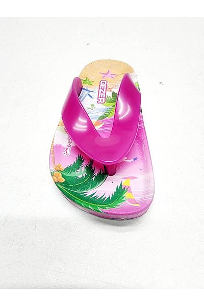 GEZER Παιδικές παντόφλες παραλίας Princess and Palm Flip Flops Sea Beach