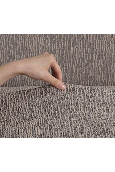 uzhanem Streç Lastikli Esnek Yıkanabilir Pamuklu 3+3+1+1 Jakarlı Koltuk Örtüsü Takımı Koltuk Kılıfı