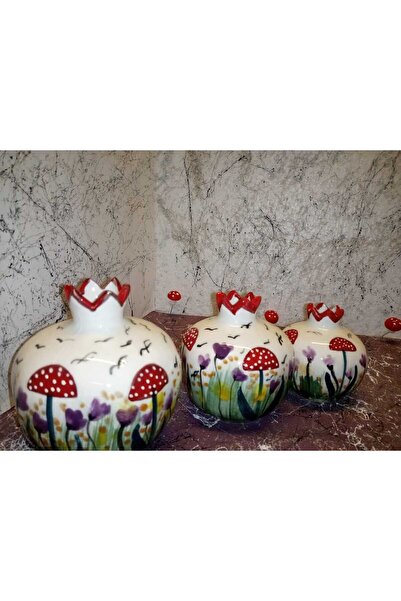 RGS ÇİNİ Nar Takımı Çini dekoratif sanatsal obje