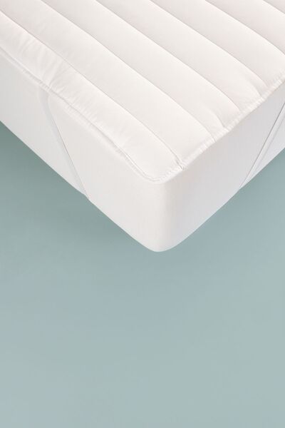 OTHELLO Наматрацник рожево-білий, стьобаний та еластичний 120x200 см