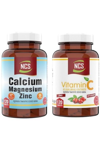 NCS Vitamin C 1000 Mg Beta Glukan 120 Tablet Calcium Magnesium Zinc 120 Tablet