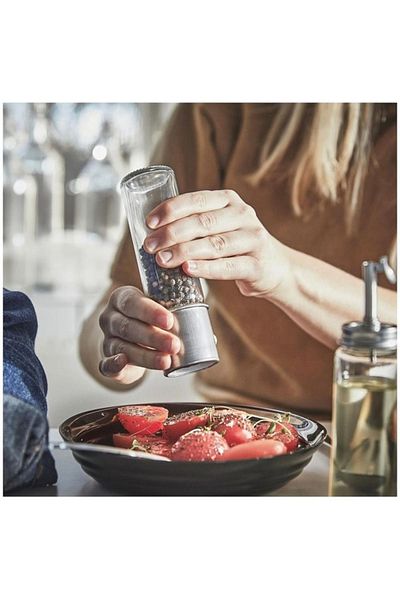 IKEA Cıtronhaj 15 cm Stainless Steel Spice Grinder - Glass