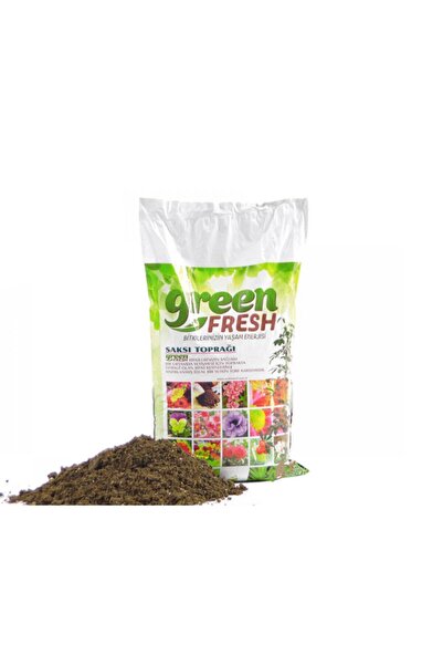 YEŞİLİMARKET Green Fresh Torf Toprağı Perlit Katkılı 5 Lt Saksı Çiçek Toprağı