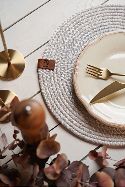 LİSYA HOME Amerikan Servis-supla Gri 6'lı Set