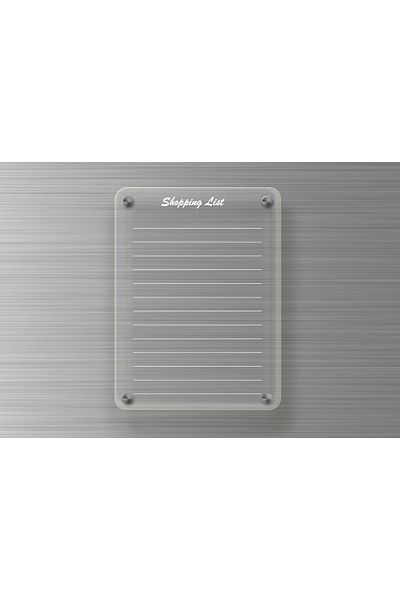 TREND Magnetic Plexiglass Shopping Missing List Board (transparent - White)