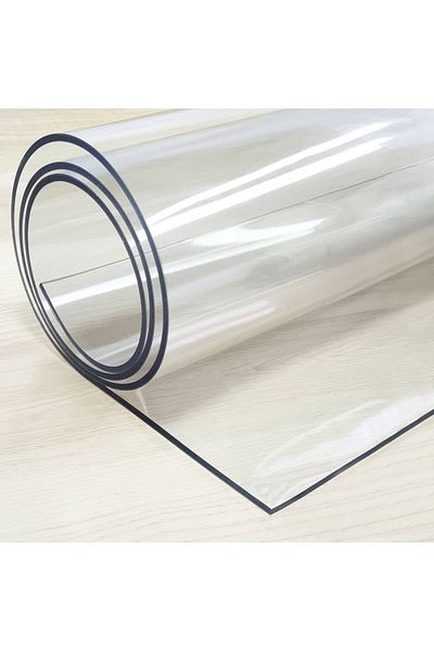 NYK HOME Transparent Thick Tablecloth 1.4mm Net Thickness Cover Protector Oilcloth (1.4MM DEFINITION NOT THIN)