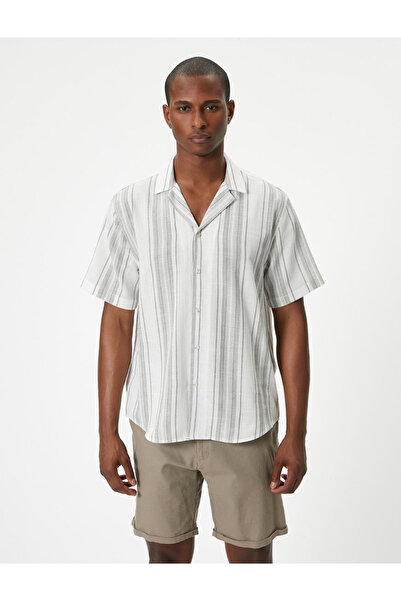 Koton Pánská khaki košile - model 4sam60035hw