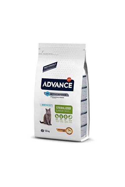 Advance Sterilize Tavuklu Kısırlaştırılmış Yavru Kedi Maması 1,5 Kg