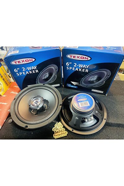 ADS Texson 16cm Hoparlör Seti 2-Adet kapaksız