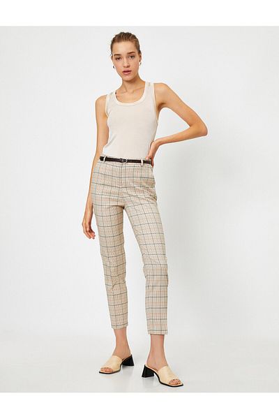 Koton Checked Trousers