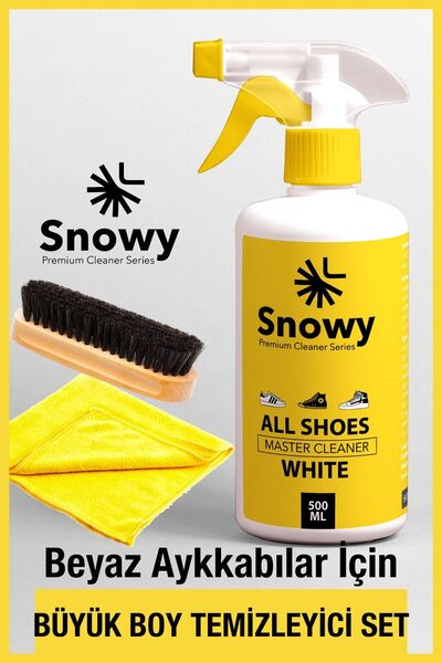Snowy White Ayakkabı Bakım,spor Ayakkabı Beyazlatıcı,ayakkabı Temizleyici Seti 500ml 1ad