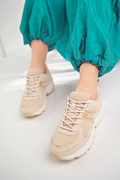 pasyone Pantofi casual de damă bej - Design confortabil