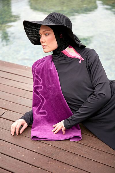 Marina Purple Beach Towel PH23-18034