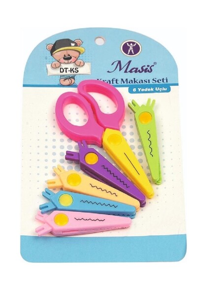 Bigpoint Masis Şekilli Öğrenci Makası 6apos;lı