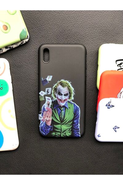 izzytech حافظة لهاتف آيفون Xs ماكس، حافظة سيليكون بتصميم جوكر لهاتف آيفون Xs ...