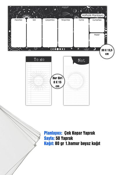 Copyrite Glow 3-Piece Planner Set ( Weekly, Daily, Note) Planning