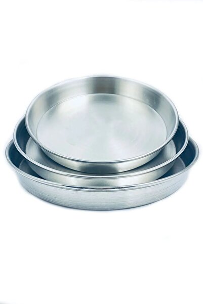 Yıldız çelik 3'lü Alüminyum kararmaz baklava kek & fırın tepsi 32-36-40 cm