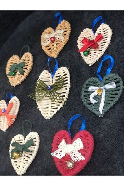 rattan Atölyem Otantik Yışbaşı Süsü Kalpli