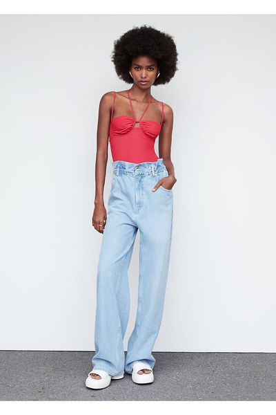 MANGO Woman Double Strap Blouse