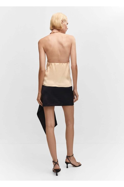 MANGO Woman Μεταλλικό φλοράλ τοπ