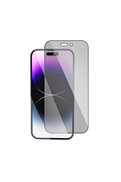 HyperAge iPhone 15 Uyumlu Privacy Hayalet Ekran Koruyucu Tam Kaplayan 5D Yand...
