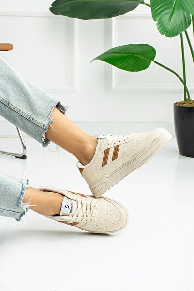 pasyone Pantofi casual de damă bej - Design confortabil