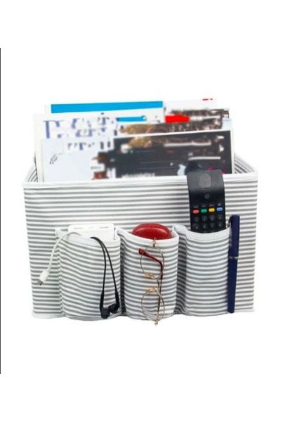 HOLLYHOME Bedside Organizer 35x23x23cm