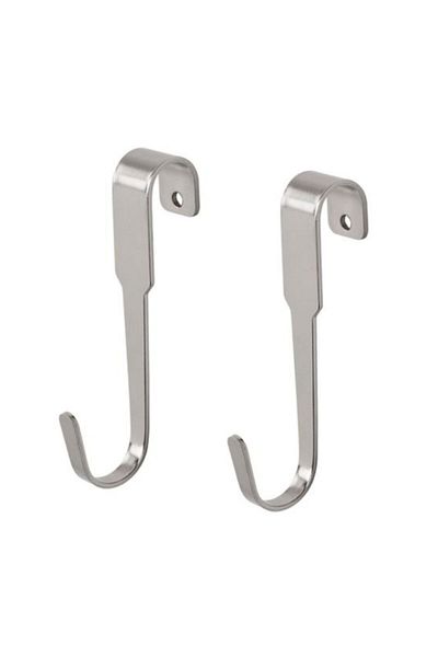 IKEA Nickel Plated Hook, 2 Pieces