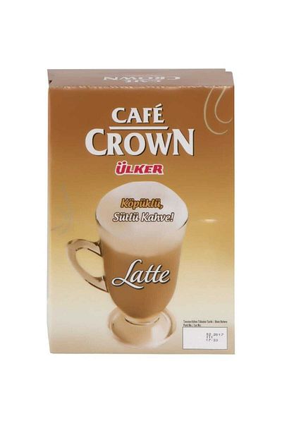 Ülker Cafe Crown Latte Foaming Milk Coffee 17 Gr - 24 Pieces