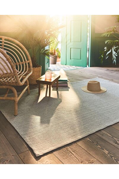 IKEA AKDENİZ TIPHEDE natürel-kırık beyaz %100 pamuk makinede yıkanır HALI