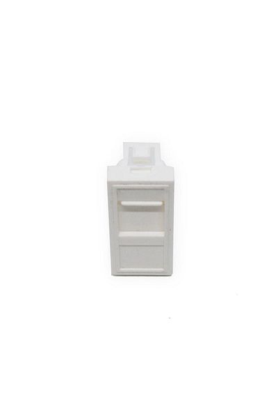 OEM Single Port Faceplate2.25 x 4.5cm White Color