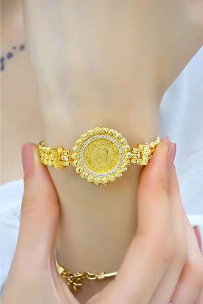 aytekgold Çeyrekli Dorica Toplu Kelepçe Bileklik