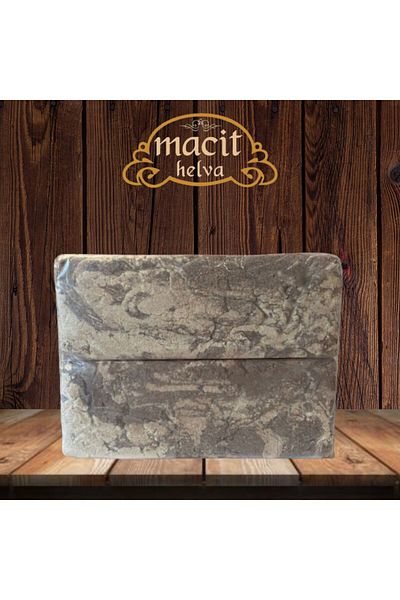 inebolu macit helva 500 Gr Tahini Halva with Cocoa - Open