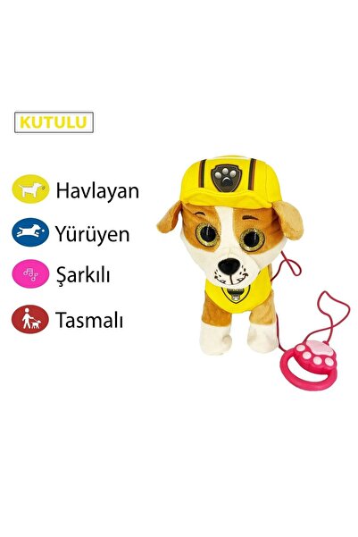 Genel Markalar Paw Patrol Köpek Yürüyen Havlayan Müzikli Tasmalı Oyuncak