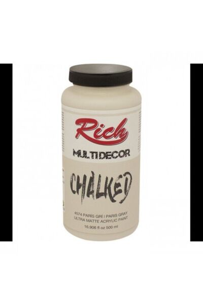 Rich Multi Decor Chalked Akrilik 500ml N:4574 Paris Gri