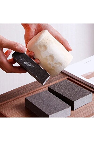 Atlas ورق صنفرة إسفنجي بحبيبات رملية 60 سميكة متعدد الأغراض