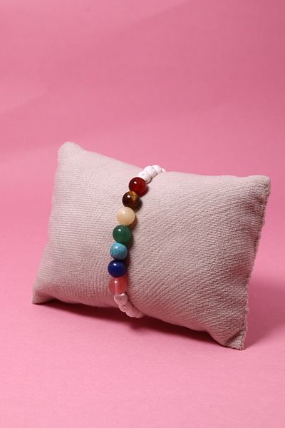 CessNova Natural Stone 7 Chakra Bracelet