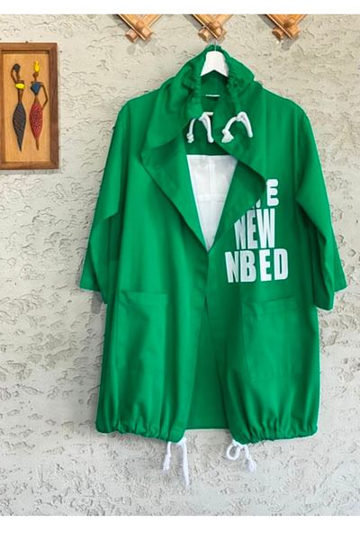 Asist Green Trench Coat