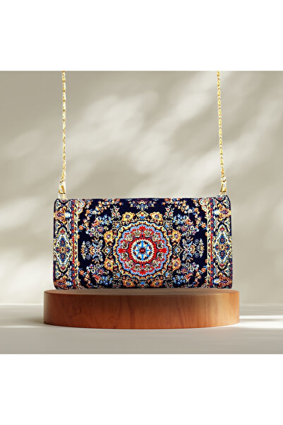 Pag accessories Ethnic Chain Strap Crossbody Women's Bag - Woven Fabric