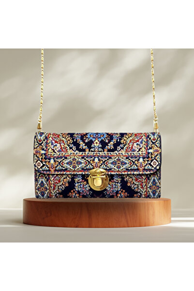 Pag accessories Ethnic Chain Strap Crossbody Women's Bag - Woven Fabric