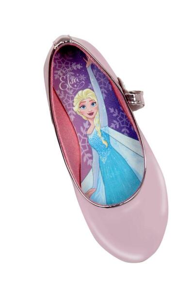 Frozen Elsa Kız Çocuk Pembe Babet