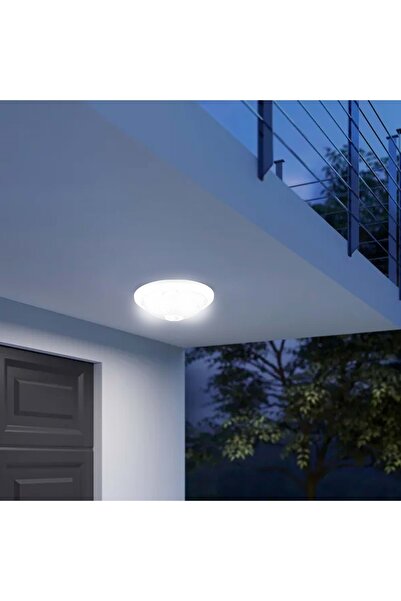 WONDEKS E-27 Duylu Kitli Sensörlü Armatür Beyaz Plastik Taban Plastik Kapak