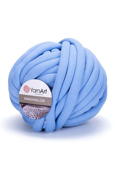 Yarnart Marshmallow - Κόμπος Μαξιλάρι Σχοινί Baby Blue-909