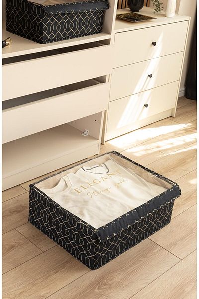 Pazar Kapısı Elegant Multi-Purpose Box with PVC Lid for Under Base - Storage