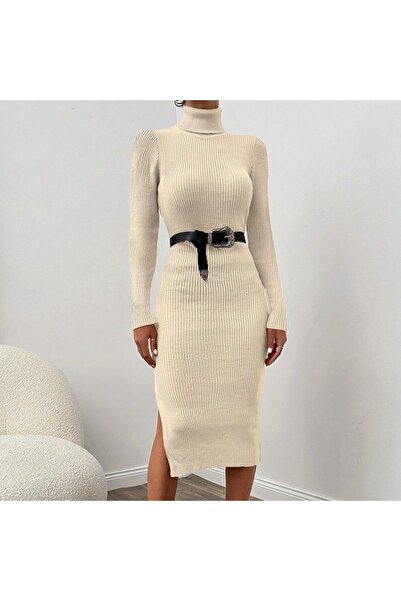 Get Crazy Balıkçı Yaka Triko  Elbise