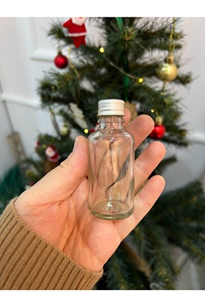 Genel Markalar 30 Cc Kolonya,parfüm Şişesi Hediyelik 10 adet çok amaçlı tıpalı ve gold kapaklı cam boş şişe